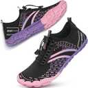 ATHMILE Hiking Barefoot Water Shoes for Women Men Beach Swim Aqua Pool River Quick Dry Athletic Wide Toe Outdoor Sport Kayaking Boating Rock Climbing Yoga Lake (8.5 Women/7 Men)