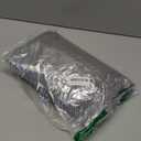 No Hook Slub Textured Shower Curtain with Snap in Liner - Grey Fabric Outer Curtain & Waterproof Inner Liner, Hotel Style with See Through Top Window, 71x74 in