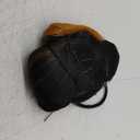 SL Nezuko Cosplay Wig + Pink Ribbon for DS, Long Black Orange Wig Anime Hair Wigs with Cap for Halloween Costume Party