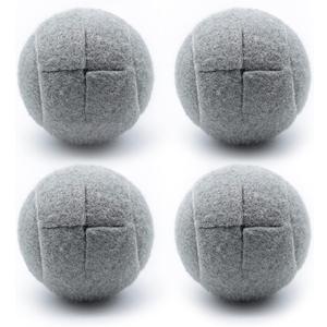 Magicorange 4 PCS Precut Walker Tennis Balls for Furniture Legs and Floor Protection, Heavy Duty Long Lasting Felt Pad Glide Coverings (2.5 inch, Grey)