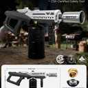 Powerful Propane Torch Gun | Propane Torch Gun Flamethrower with Adjustable Flame | Flame Torch Gun for BBQ, Searing Steak, Grill, Camping, Charcoal Lighter & Campfire Starter | Tank Not Included