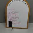 Mr. Pen Dry Erase Board, 16" x 12", Wooden Frame, Boho Design, Mini White Board for Kids & Students, Small Dry Erase Board