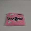 URMYWO Toddler Busy Board - Busy Book Montessori Toys for 1 2 3 4 Year Old - Preschool Learning Activities with Alphabet Number Animal, Educational Travel Toys Birthday Gifts for Kids (Pink)