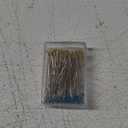 Dritz 3035 Crystal Glass Head Pins, 1-7/8-Inch (100-Count), Blue and Yellow