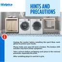 W10404050 W10238287 Lid lock for Maytag Centennial Washer Kenmore Washer Whirlpool Cabrio Washer Lid Lock Replacement Parts Lid Switch Replacement Door Latch Top Load Washing Machine Parts