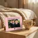 Best Friend Picture Frame, Friends Frame 4x6, BFF Gifts for Friends Forever, Birthday Graduation Gifts Ideas, Wooden Tabletop Photo Frame for Home Office Desk Decor