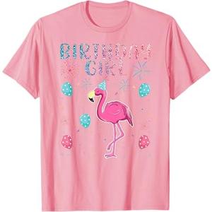 Flamingo Lover Birthday Girl Funny Birthday T-Shirt XS