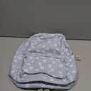 Bluboon School Backpack for Teen Girls Bookbags Elementary High School Corduroy Laptop Bags Women Travel Daypacks (Corduroy White Little Flower)