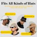 Hat Organizer for Baseball Caps 2 Pack, Adhesive Hat Rack for Wall,Baseball Cap Organizer(Rainbow)