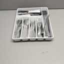 49-Piece Silverware Set with Organizer, Heavy Duty Stainless Steel Flatware Set for 8, Cutlery Utensil Sets with Steak Knives, Rust-proof, Mirror Polished, Dishwasher Safe, Heavy Duty