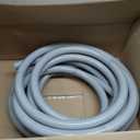 Liquid Tight Conduit 1-1/4inch 50FT,Flexible Non-Metallic Liquid Tight Flex Electrical Conduit and Connector Kit with 5 Straight and 3 90-Degree Conduit Connector Fittings