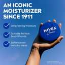 NIVEA Creme Body, Face and Hand Moisturizing Cream for All Skin Types, Rich Body Moisturizer with Provitamin B5, 13.5 Oz Tin