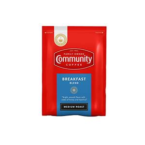 Community Coffee Ground Coffee Packets, Breakfast Blend Medium Roast, Pre-Measured 2.5 Ounce Individual Coffee Packets, Box of 40, BBD: 06/20/2026