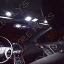 Fyre Flys 8 Piece White LED Interior Lights for 2017-2023 Hyundai Elantra 6000K 5050 Series SMD Package Kit and Install Tool