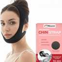 Extra Strength Chin Strap for Sleeping, Breathable, Comfortable CPAP Chin Strap for snoring- jaw Strap for Men and Women, Adjustable Snore Stopper Chin Strap, Keep Mouth Closed While Sleeping