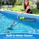 LanOcean 2026 Upgraded Powerful Hot Tub Vacuum Cordless, 15.8 Gals/Min Spa Vacuum for Hot Tub, Handheld Pool Vacuum Cleaner with Water Sensor, Small Pool Vacuum Rechargeable -90 Mins Running Time-Blue
