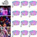 3 x 36 Pack Fairy Lights Battery Operated, 3 Speed Modes, Extra 40 Batteries for Replacement, 7Ft 20 LED String Lights, Waterproof Copper Wire, Twinkle Firefly Lights for Christmas Decorations,Colorful (Multicolor)