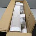 4'' 17 Ft Mini Split Line Cover Set Kit, Ductless Pipe Cover for Mini Split Line, Line Set Cover for Mini Split, Central AC Pipe Cover