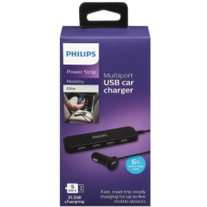 Philips Power Strip Multiport USB Car Charger
