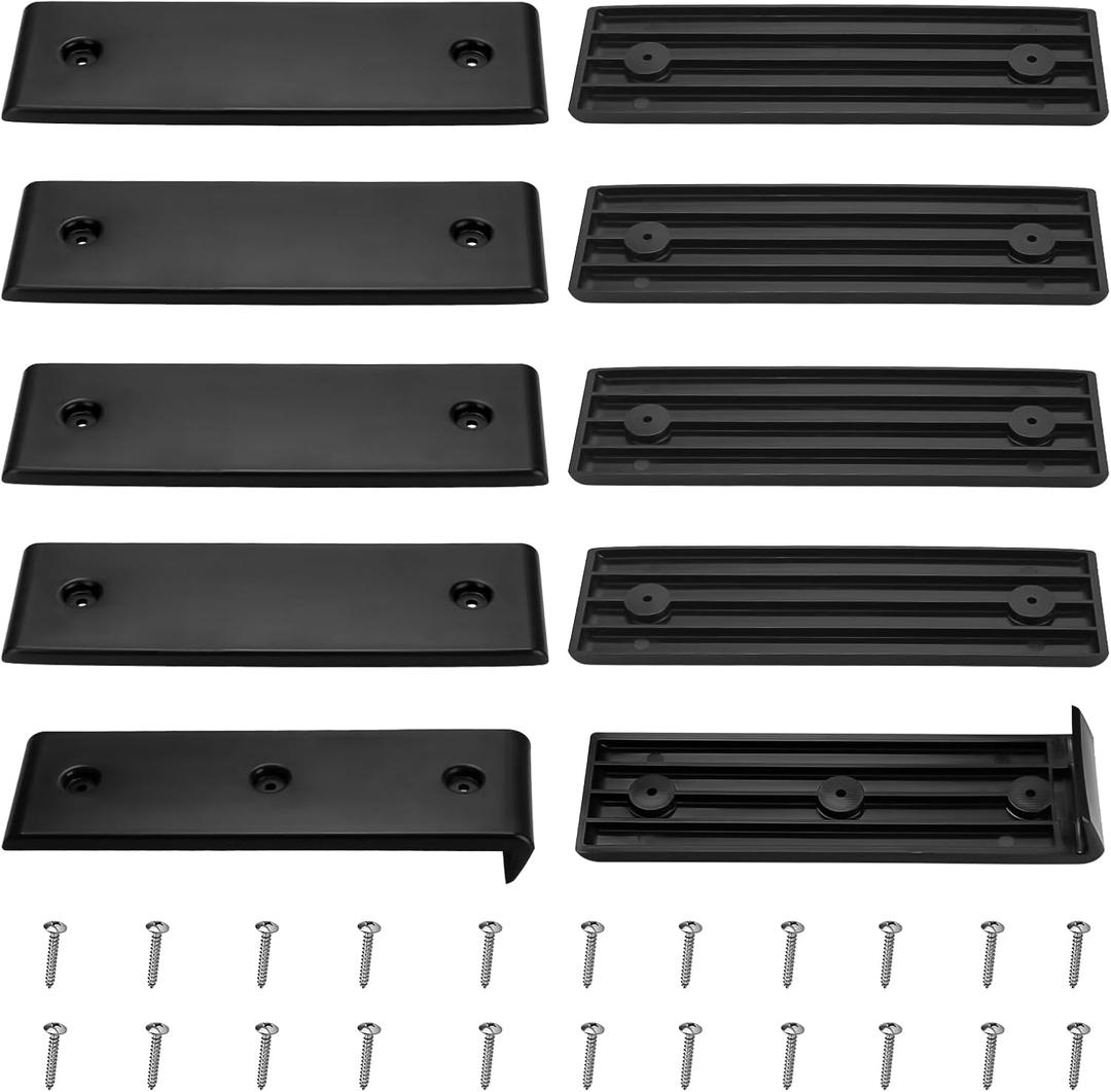 Boat Trailer Bunk Slides Pads Bunk Enders Fit for Almost Any Boat Bunk Trailer,8 PCS E-Z Slide Trailer Pads and 2 PCS Trailer Bunk Enders for Boat Trailer Loadings and Launches Boat Trailer