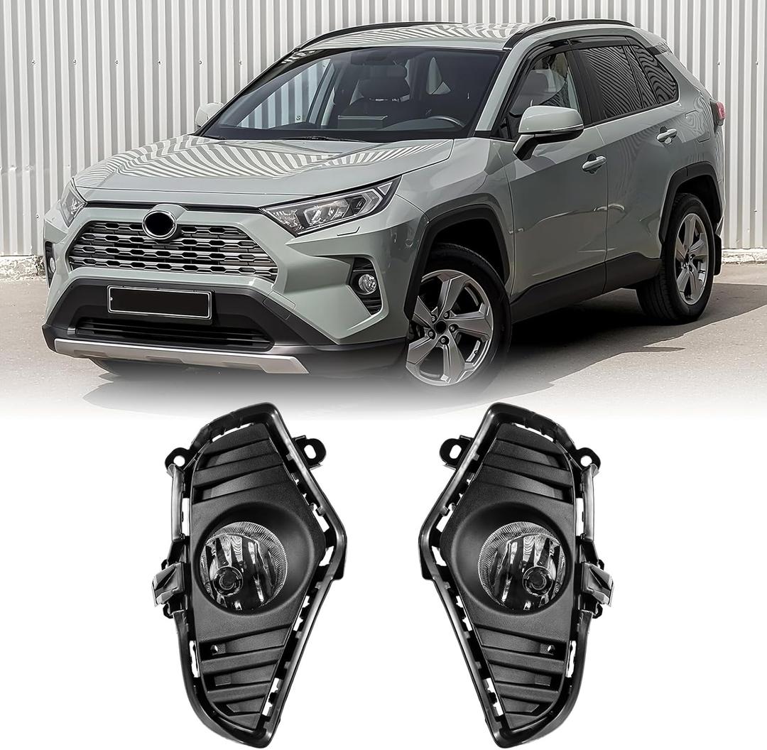 Fog Lights for Toyota RAV4 2019-2025 OEM Style Fog Lamps(Not fit for Adventure,Trail and TRD Off-Road models)