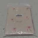 Auto Sleep/Wake Leather Stand Folio Case with Kickstand Stylus Holder for Apple iPad 10.2-inch 9 9th Generation 2021 White Pink Bow Floral Beautiful Cute Lovely Adorable Girls