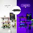 40W LED Black Light Bar for Glow Party, Blacklight with Plug &Switch, Each Light Up 484 Sq.ft Area, Halloween Glow Lights, Fluorescent Body Paint, Stage Lighting