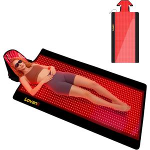 Red Light Therapy Mat for Full Body Pain Relief 80"x33" Infrared Red Light Blanket with 1,510 (660nm & 850nm) LEDs | Ideal for Body | Recovery | Skin Health