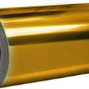 VViViD Gold Mirror Chrome Winyl Car Wrap Self Adhesive Air Release Bubble-Free Decal Film (2.5ft x 5ft)