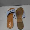 ATHMILE Sandals for Women 2026 Dressy Summer Flat Comfortable Fashion Beach Cute Ladies Slides Leather Casual Dress Women's Sandals Size 10