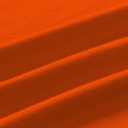 Poetsky Summer Womens Tunic Tops for Leggings with Pockets Vneck Short Sleeve Casual Long T Shirts S-3XL (Orange, L)