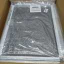 Expandable Window Screen, 2 Pack Adjustable Window Screen (15" H x 21" - 40" W) - Medium Replacement Window Screens with Frame, Durable Replacement Screen for Window
