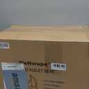 Raised Toilet Seat with Handles for Elderly - Toilet Seat Risers for Seniors with Adjustable Padded Arms - Elevated Toilet Safety Seat for Standard or Elongated Commode