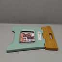 Vigar Compact Step Stool Foldable, 12-1/2-inch Step Stools for Adults up to 330 Pound, Lightweight Stool, Non-Slip Folding Step Stool, Bamboo Print on Top, Vintage Green