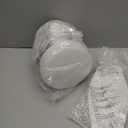 Glowall Small Ceiling Fan with Lights, 25 Inch Flush Mount with Remote Control, Reversible Quiet DC Motor, White, 3 Blades, 6 Speeds, Dimmable LED, Adjustable Color Temperature, Timer