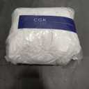 Extra Deep Queen Fitted Sheet - Hotel Luxury Single Fitted Sheet Only - Easily Fits 18 inch to 24 inch Mattress - Ultra Soft, Wrinkle Free w/Extra Deep Pockets - Easy-Care, Breathable & Comfy - White