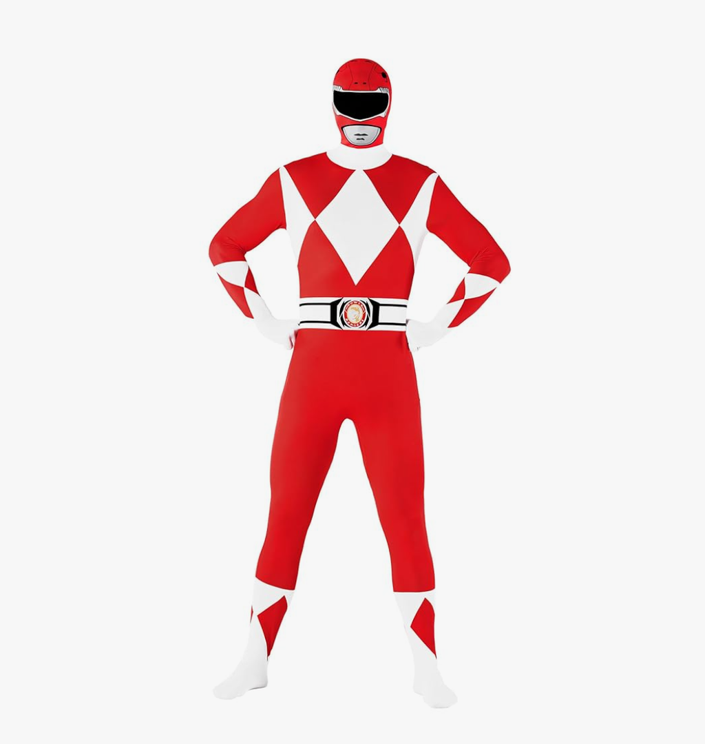 Morphsuits Power Ranger Costume Adult, Power Rangers Costume Adult Men, Power Ranger Costume Adult Woman, XL