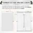 Ftinala Off White Sheer Curtains 100 Inches Long 2 Panels, Thin Textured Linen Look Drapes for Living Room, Rustic Ivory See Through Window Secor, DIY Pinch Pleat Sliding Glass Door Curtain