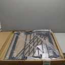 InnoTruth 29-39.6Baby Gate for Stairs & Doorways,30" Tall Dog Gate for Pets,Dual-Lock Safety and One Hand Opening Design,Pet Gate for Hallways,Outdoors,Wall-Friendly Pressure Mounted, Pure Black