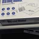 Westinghouse Electric Blanket Twin, Faux Fur Heated Blanket with 10 Heating Levels & 112 Hours Auto Off, Soft Cozy Sherpa Heated Blanket Washable Blanket (62" x 84" Twin Size, Grey)