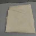 IVAPUPU Textured Linen Table Cloth for Rectangle Tables - Ivory Tablecloths Rectangular Waterproof Wrinkle Free Wipeable Dining Table Cover for Spring Wedding Birthday Kitchen Decor, 52 x 70 Inch
