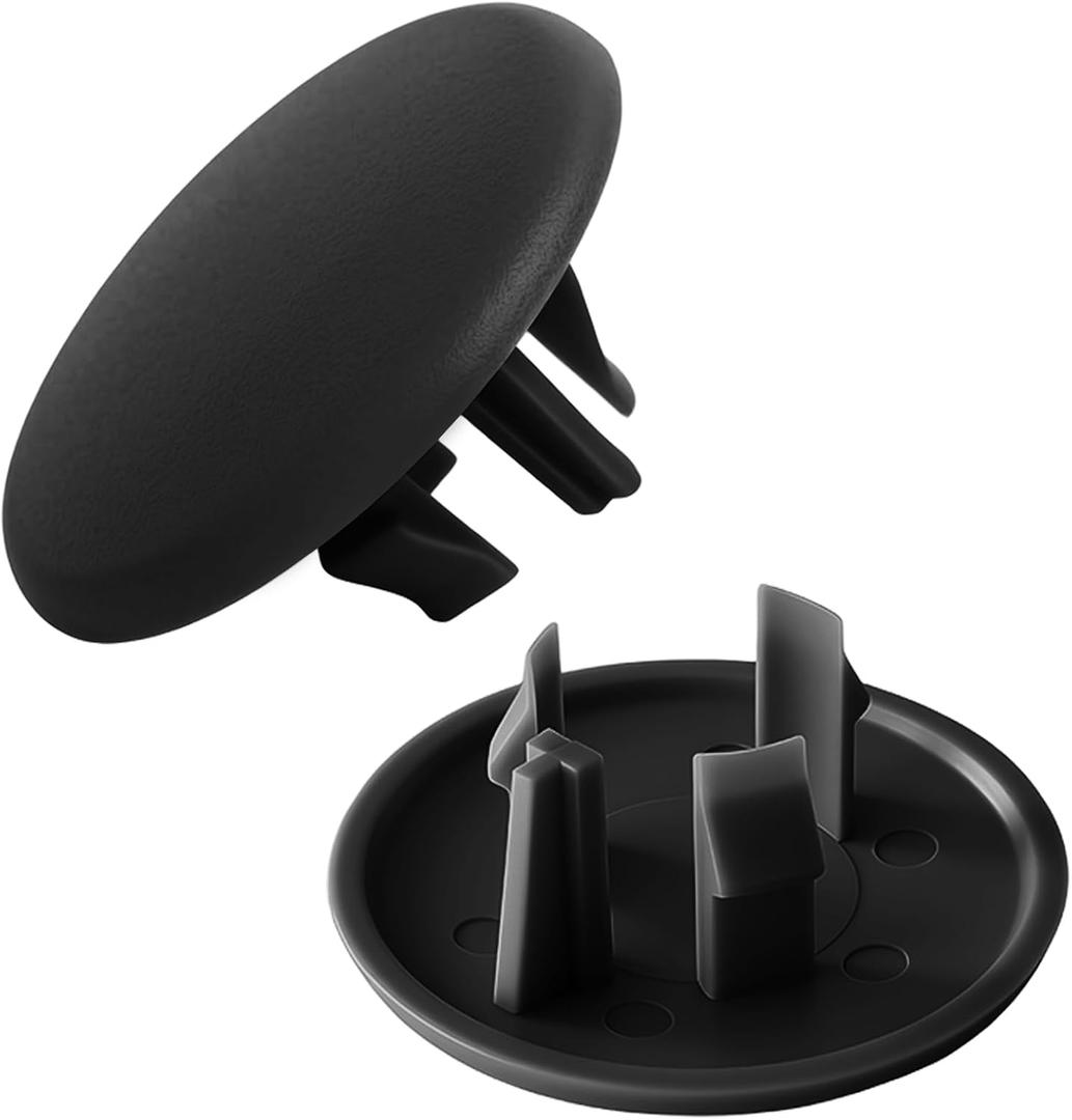 2PCS Armrest Cap Covers, Arm Rest Seat Accessories, Left or Right Rear Bucket Seats Arm Rest Handle Trim Bolt, Car Accessories Fit for Chevy Tahoe Escalade, Replace OEM#15279689 (Black)