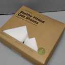 KeaBabies 2-Pack Organic Crib Sheets for Boys, Girls - 52x28 Fitted Crib Mattress Sheet Neutral, Breathable Jersey Cotton Cover for Baby Bed, Toddler Mattress, Soft & Cute Prints (Soft White)