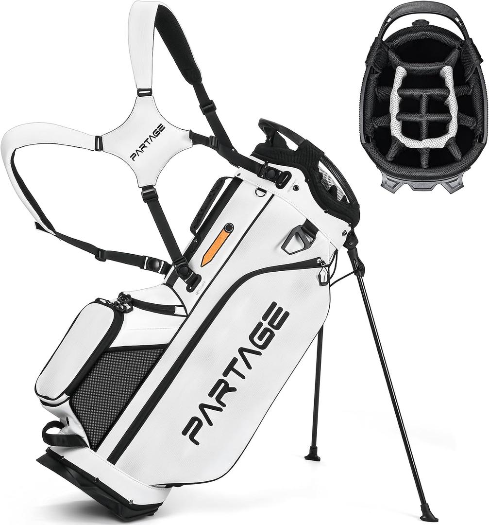14 Way Golf Stand Bag, Lightweight Golf Bag, Full-Length Dividers