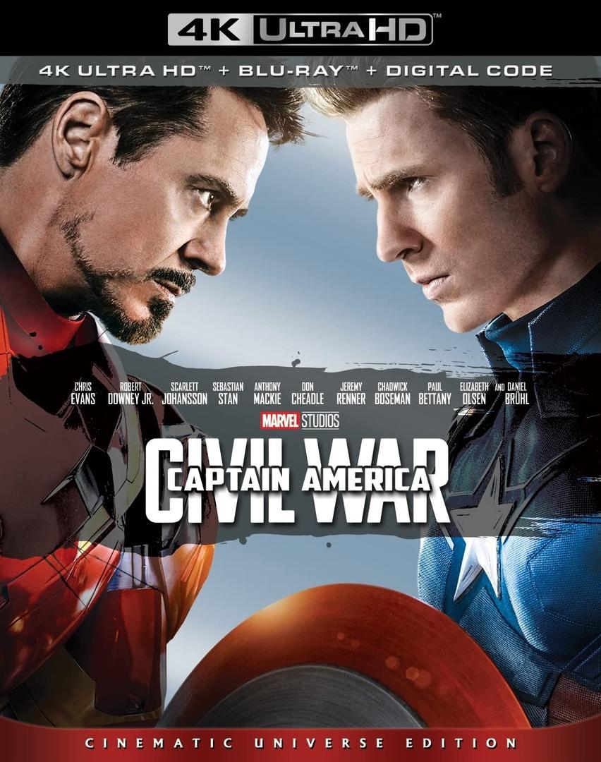 CAPTAIN AMERICA: CIVIL WAR [4K UHD] Blu-ray