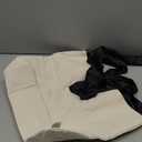 Bow Purse Thick Canvas Tote Bags Blank Aesthetic Coquette Purse with Bow Large