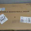 Portable Basketball Hoop for Kids & Teens, 4.1–8.5FT Adjustable Height, 32'' Shatterproof Backboard, Fillable Base with Weight Bag, Outdoor Goal for Backyard & Driveway