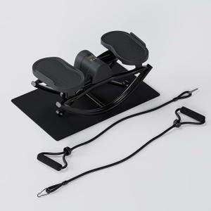 The Rock Stepper - Side to Side Rocking Stepper Machine for Home Workouts - Low Impact Indoor Cardio Leg Glute and Core Training - Quiet Compact Step Rocker Exercise Equipment