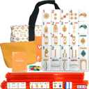 160 Pcs American Mahjong Set with Racks | Fall Mahjong Tiles