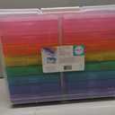 We R Craft & Photo Translucent Plastic Storage-15"X12"X5", W/16 Mini Cases